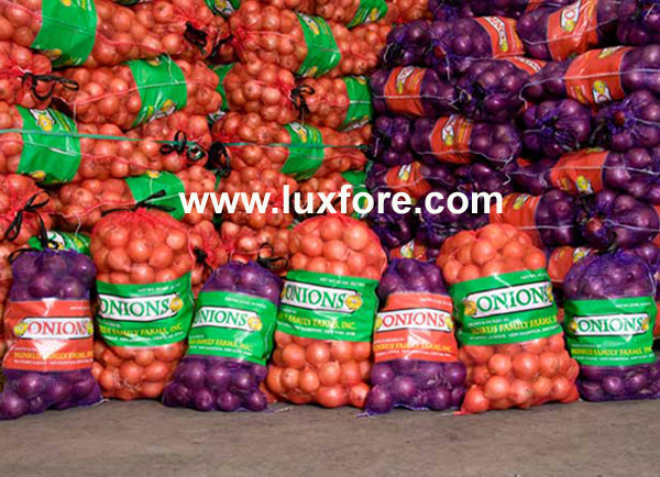 Onion Bags with Logo Brand Label
