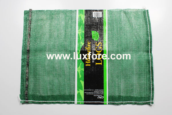 Labeled Leno Mesh Bags with Logo